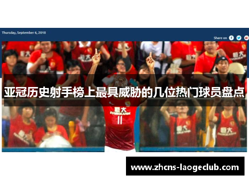 亚冠历史射手榜上最具威胁的几位热门球员盘点